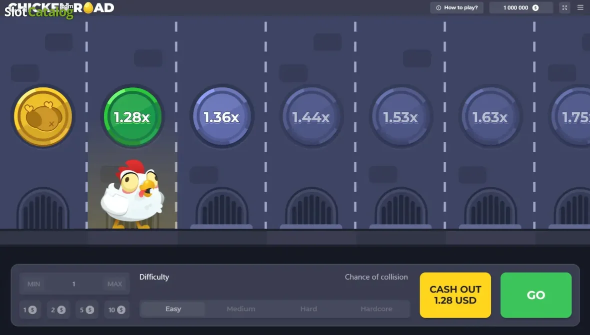 Retro visuals of Chicken Road